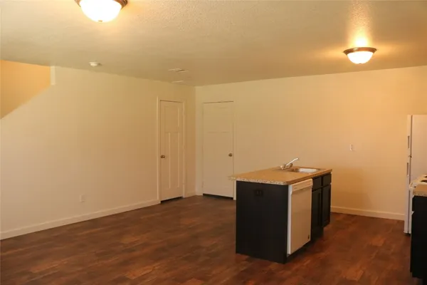 a room with wooden floor