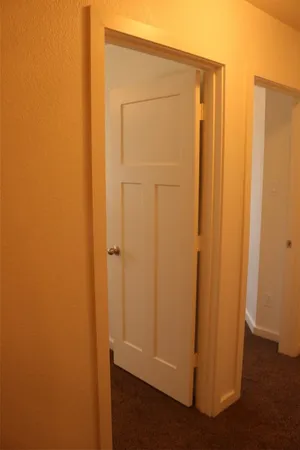 a view of closet area