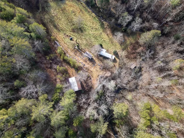 a view of backyard with green space