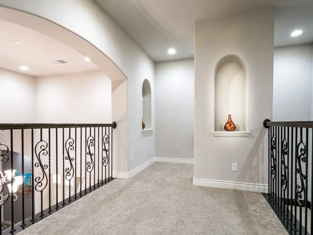 a bathroom with a sink and a microwave