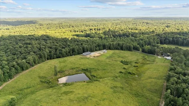 a view of city and mountain