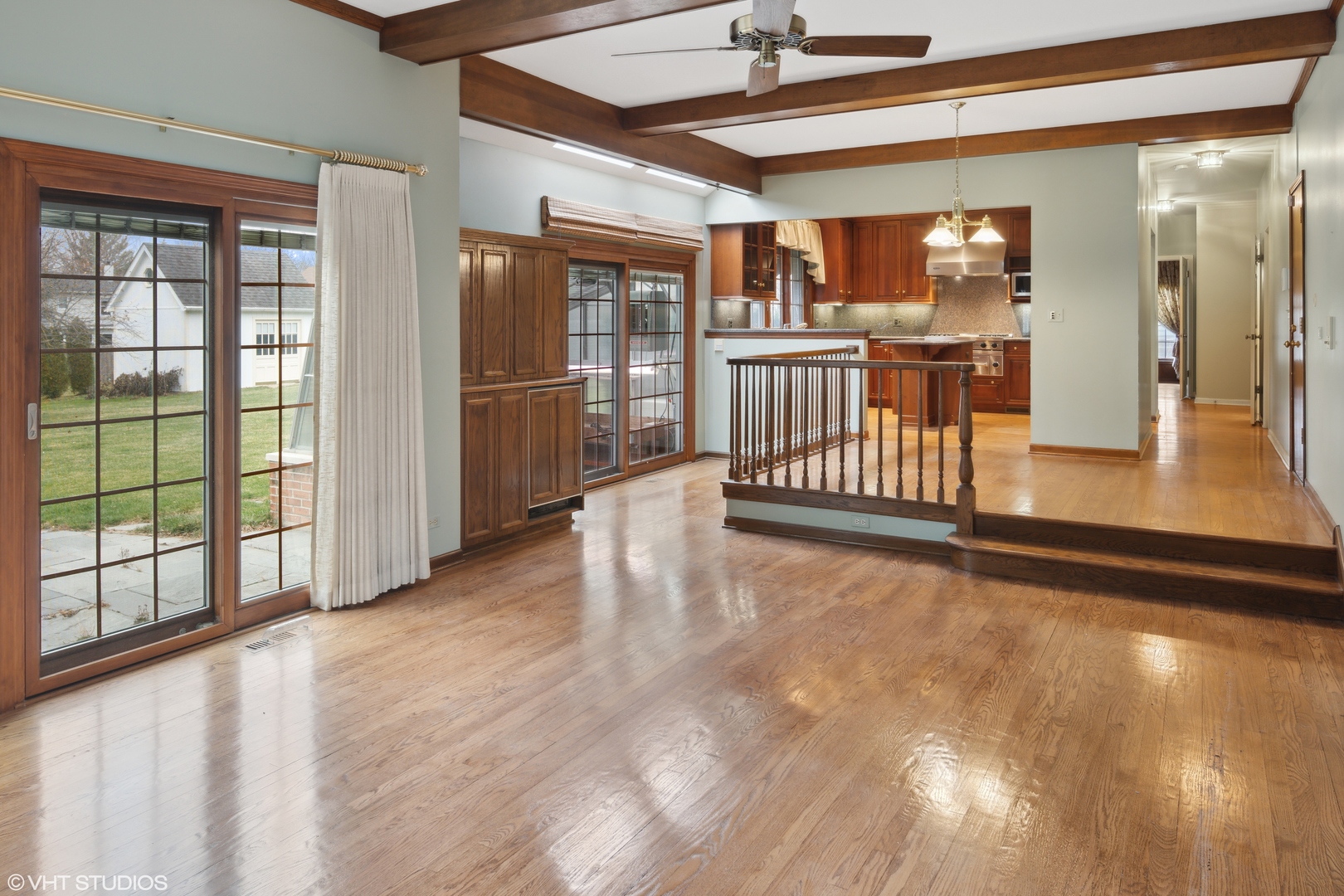 1050 South Ridge Road Lake Forest, IL 60045 - Photo 21 of 40 a view of a porch with furniture and floor to ceiling window