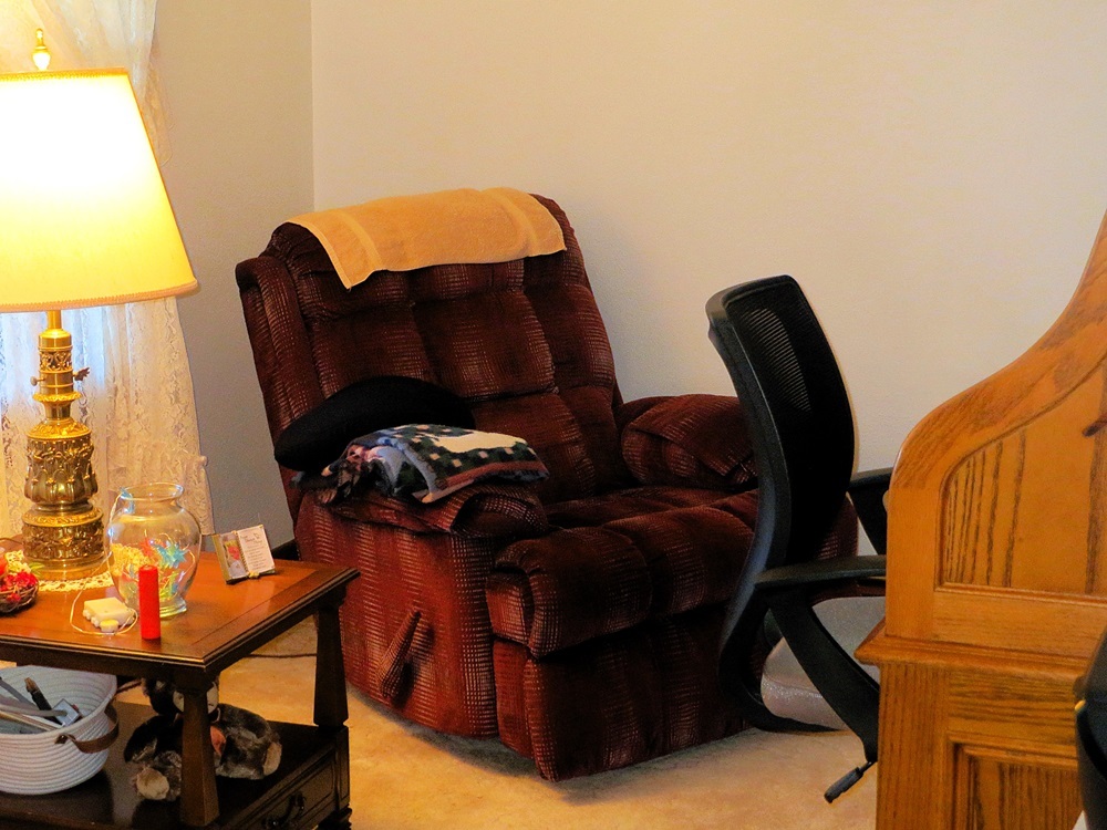 1027 Bluff Road Dixon, IL 61021 - Photo 5 of 48 a bedroom with a bed and a chair