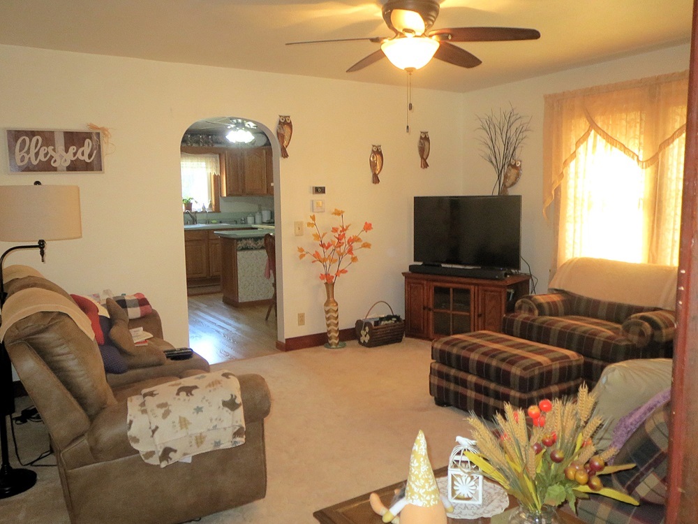 1027 Bluff Road Dixon, IL 61021 - Photo 6 of 48 a living room with furniture and a flat screen tv