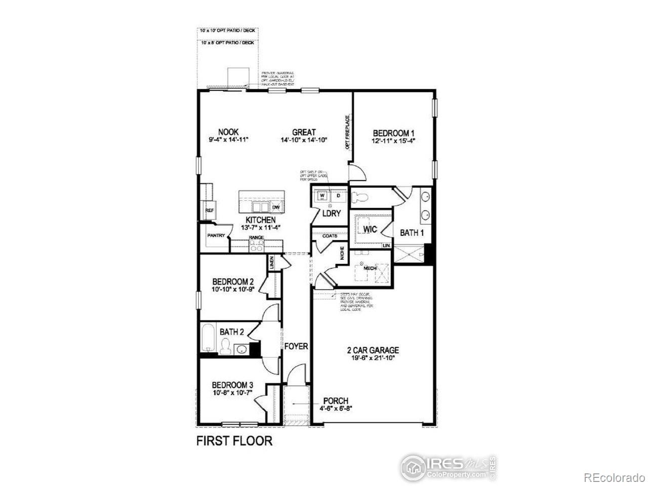 950 London Way Severance, CO 80550 - Photo 21 of 21 a picture of a room with a floor plan