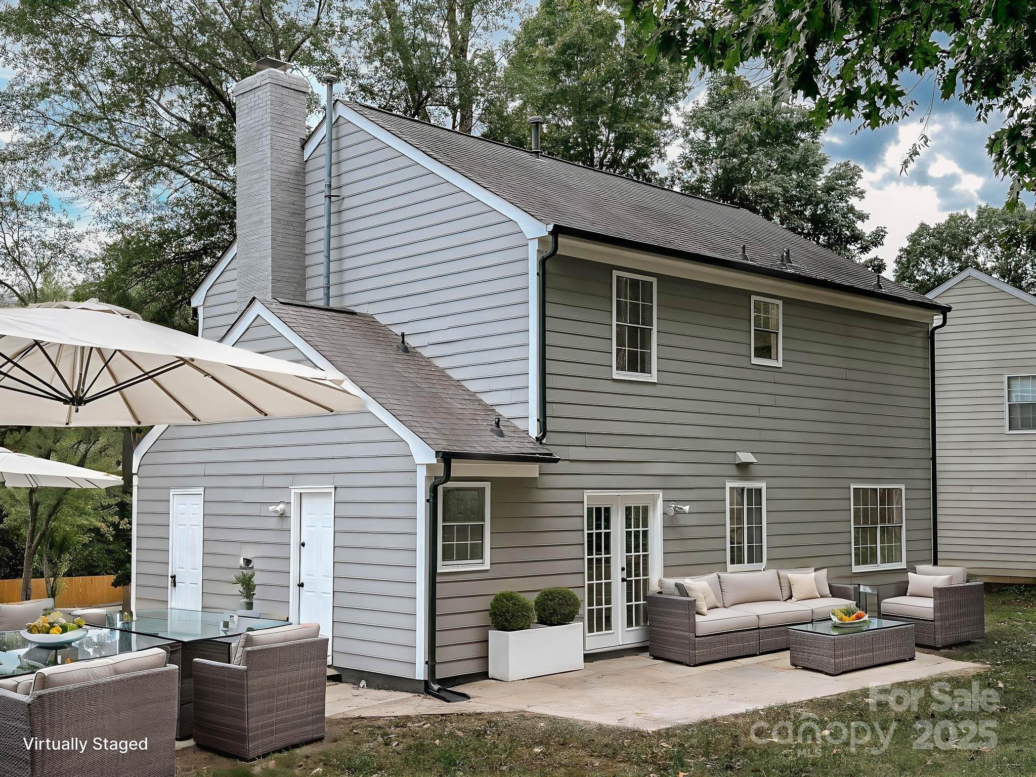 2105 Killarney Place Charlotte, NC 28262 - Photo 40 of 43 a backyard of a house with seating space