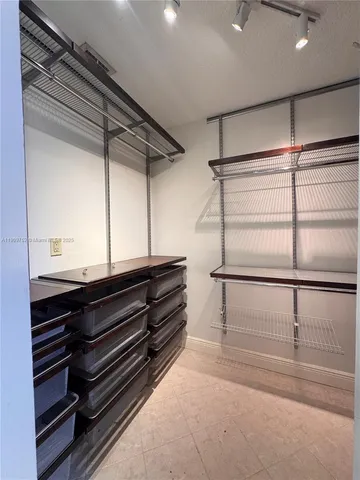 a locker room with wooden floor