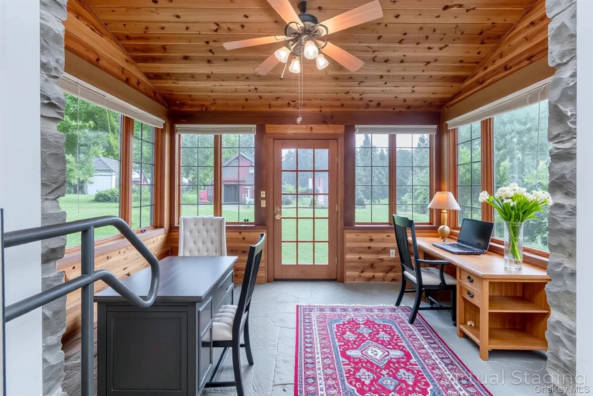 12 Zandhoek Road Hurley, NY 12443 - Photo 15 of 50 a view of a dining room with furniture window and outside view
