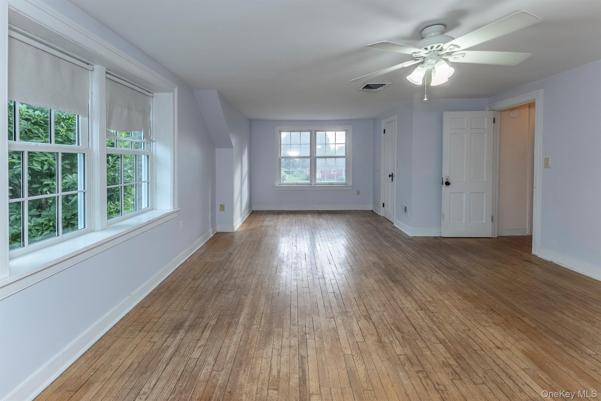 12 Zandhoek Road Hurley, NY 12443 - Photo 31 of 50 a view of empty room with wooden floor and fan