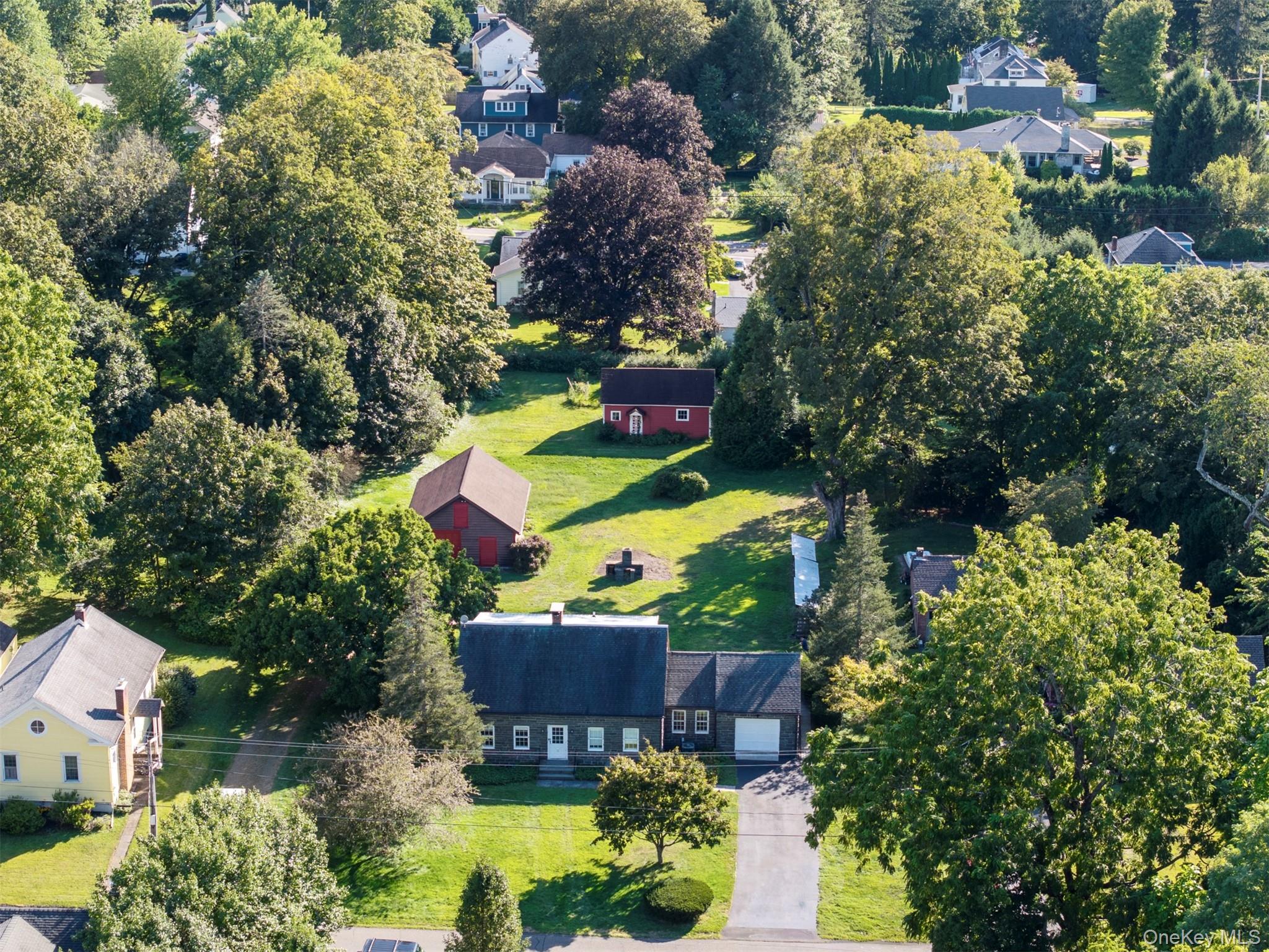 12 Zandhoek Road Hurley, NY 12443 - Photo 4 of 50 aerial view of a house with a yard and garden