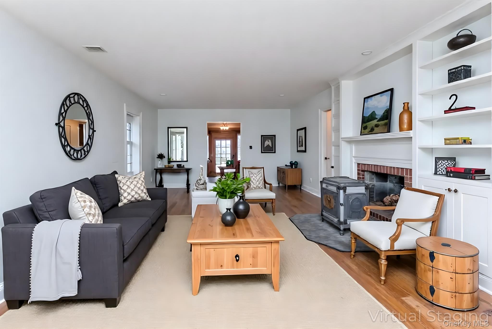 12 Zandhoek Road Hurley, NY 12443 - Photo 6 of 50 a living room with furniture a fireplace and a window