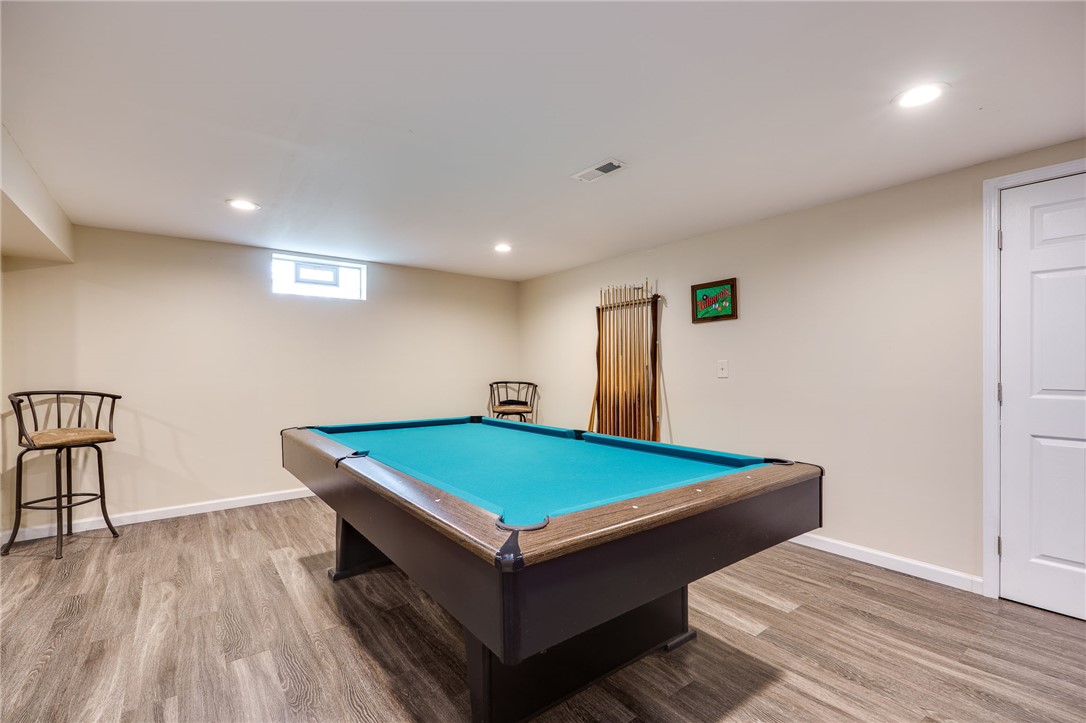 6950 Red Lion 5 Points Road Springboro, OH 45066 - Photo 45 of 78 This versatile basement space features a pool table, perfect for recreation and entertaining.
