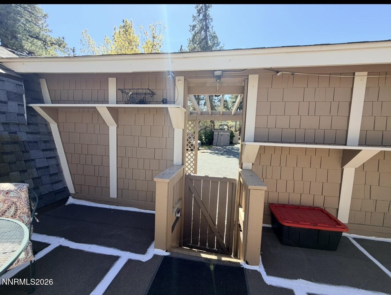 16770 Mt Rose Highway, Unit B Reno, NV 89511 - Photo 22 of 26 a view of a porch with furniture