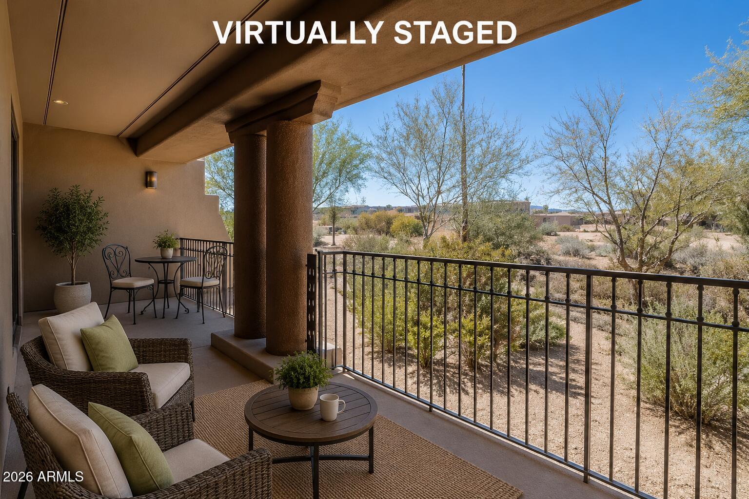 36601 North Mule Train Road, Unit B21 Carefree, AZ 85377 - Photo 20 of 33 Private south-facing patio