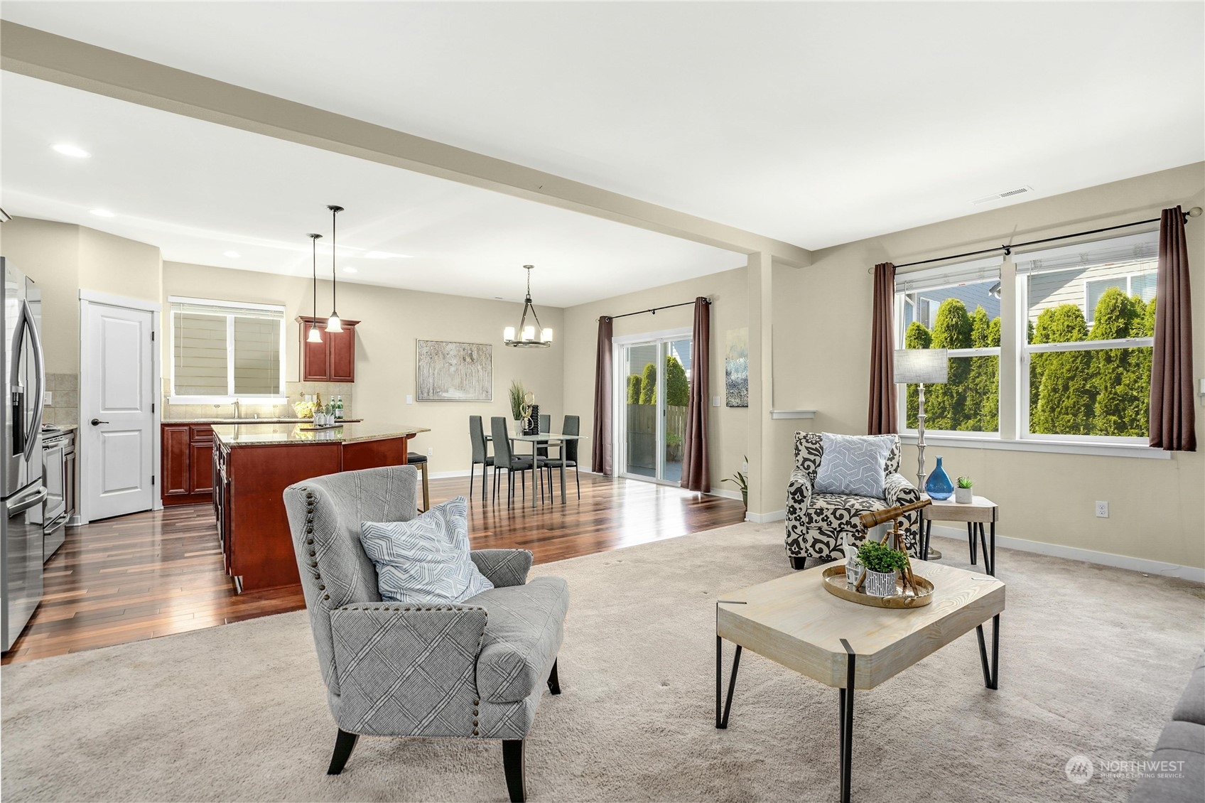 5214 Northeast 7th Street Renton, WA 98059 - Photo 4 of 20 a living room with furniture and a large window