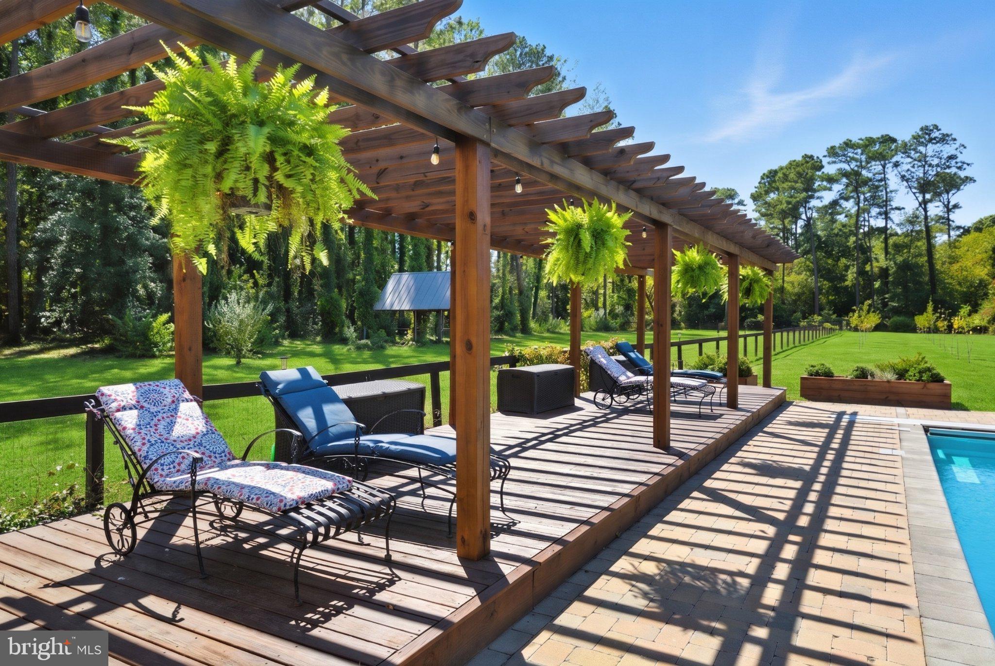 522 Felton Road Deltaville, VA 23043 - Photo 6 of 48 Serene outdoor retreat by the pool.