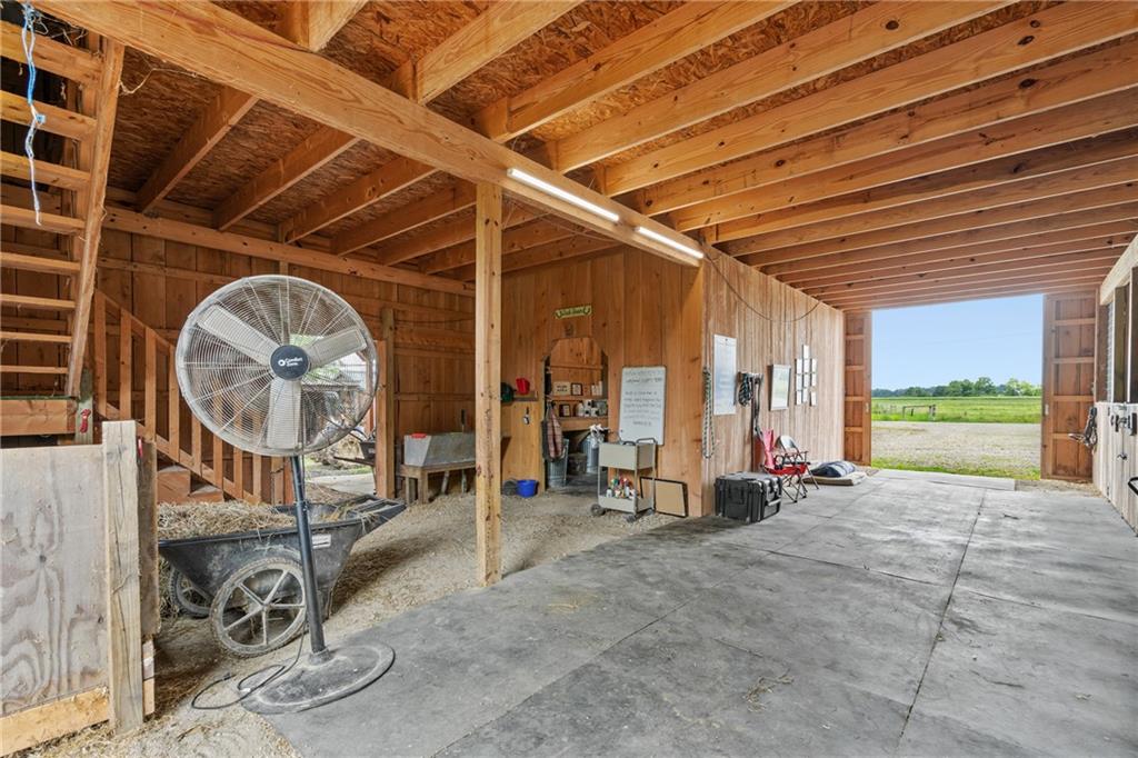 328 Lyons Road Stoneboro, PA 16153 - Photo 21 of 25 a view of a room with gym equipment