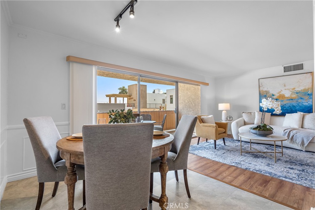 2468 Mohawk Street, Unit 202 Pasadena, CA 91107 - Photo 10 of 29 a view of a dining room with furniture window and outside view