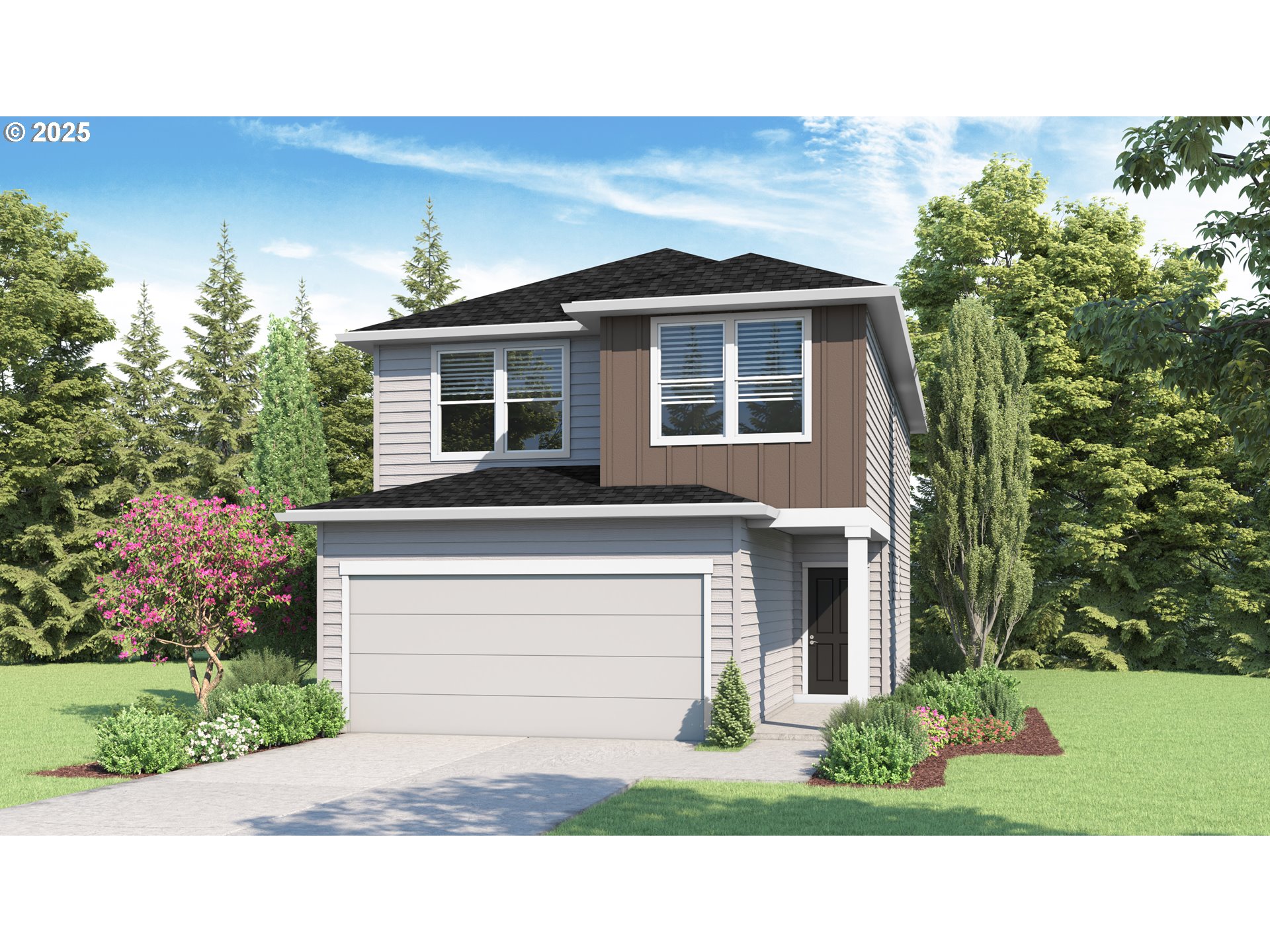 2866 Pierce Parkway Springfield, OR 97477 - Photo 1 of 14 a black and white photo of a house