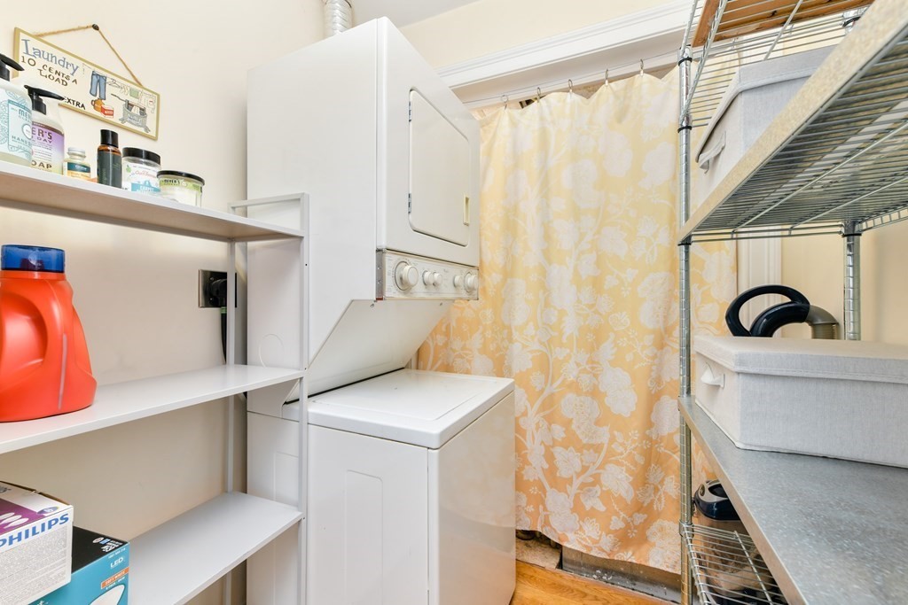 2 Lee Hill Road, Unit 6 Boston, MA 02131 - Photo 18 of 42 a utility room with dryer and washer