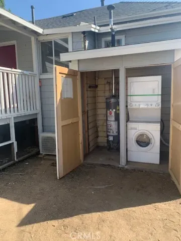 a view of a storage & utility room