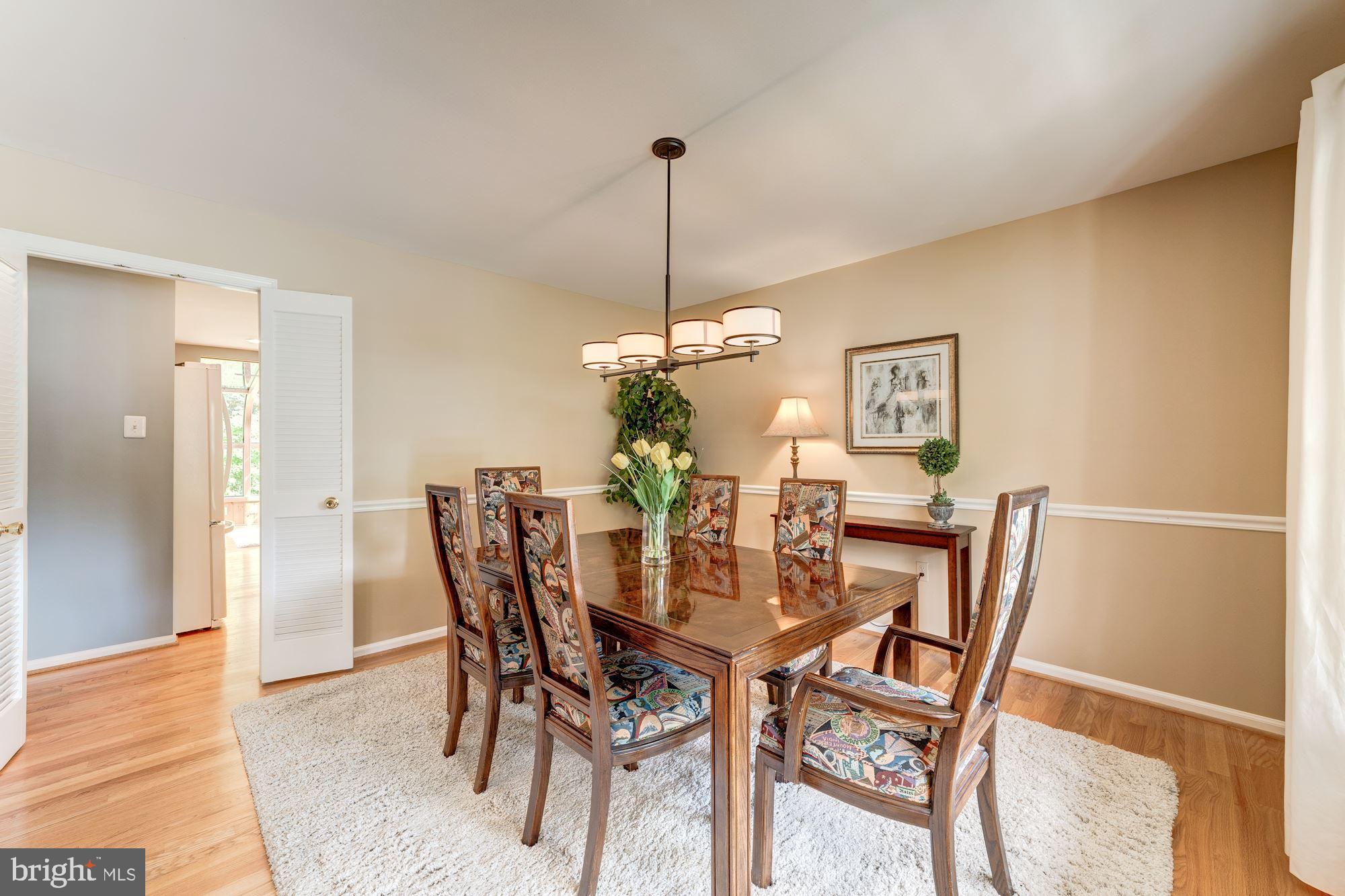 9116 Rockefeller Lane Springfield, VA 22153 - Photo 20 of 56 Dining Room is ample size for many guests