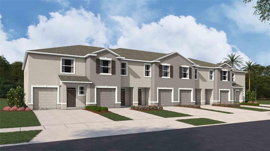 31146 Paper Birch Street Wesley Chapel, FL 33545 - Photo 1 of 33 a front view of residential houses with yard