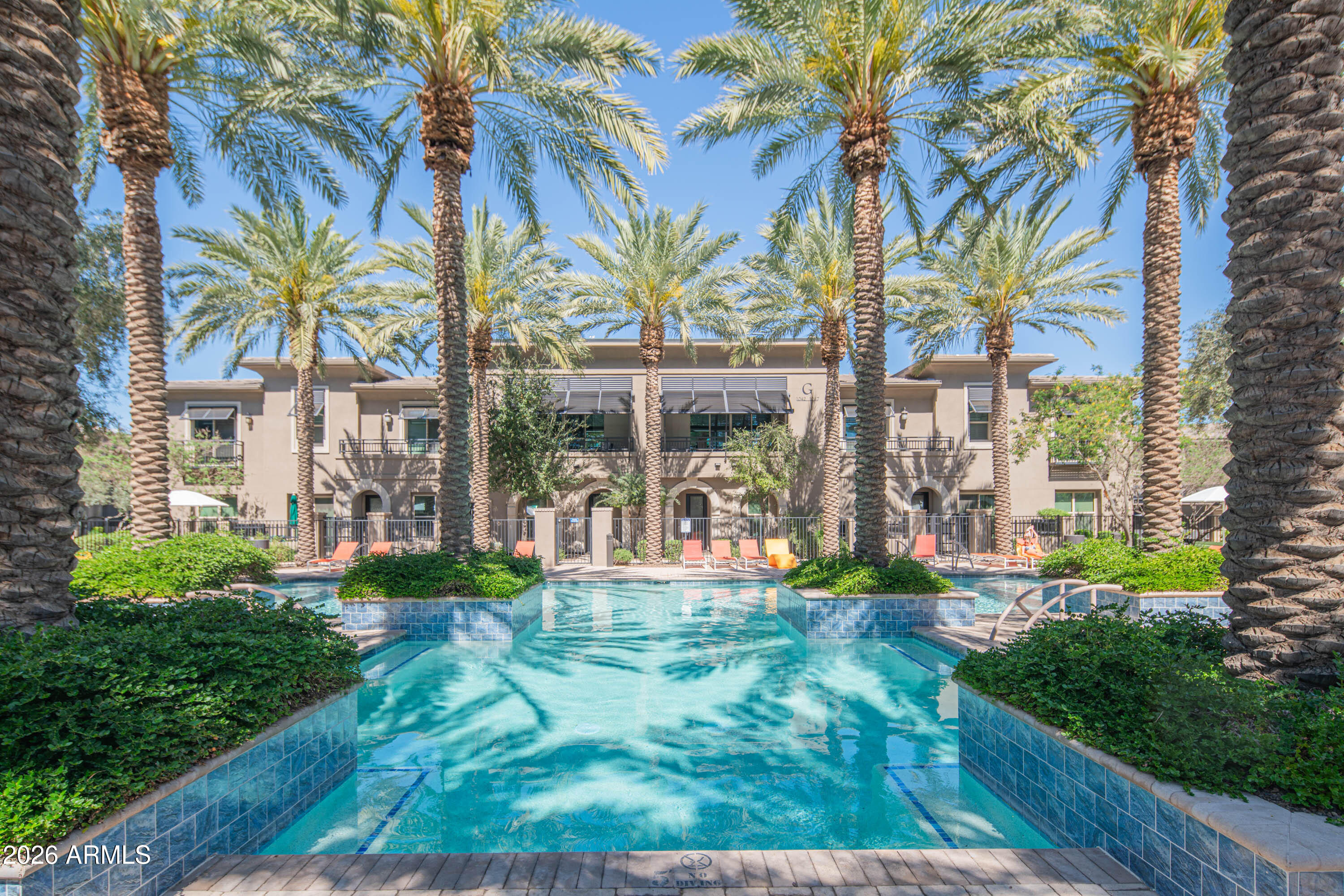 6565 East Thomas Road, Unit 1129 Scottsdale, AZ 85251 - Photo 29 of 31 Framed by Beautiful Date Palms
