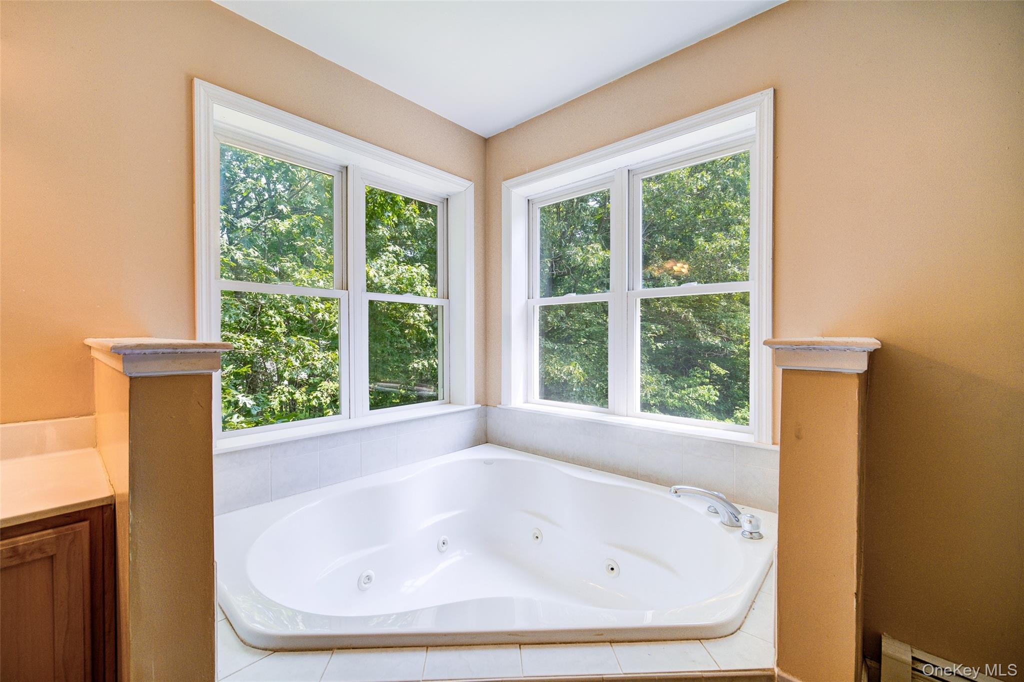 221 Rabbit Run Road Clintondale, NY 12515 - Photo 27 of 50 a white bath tub sitting in a bathroom next to a window