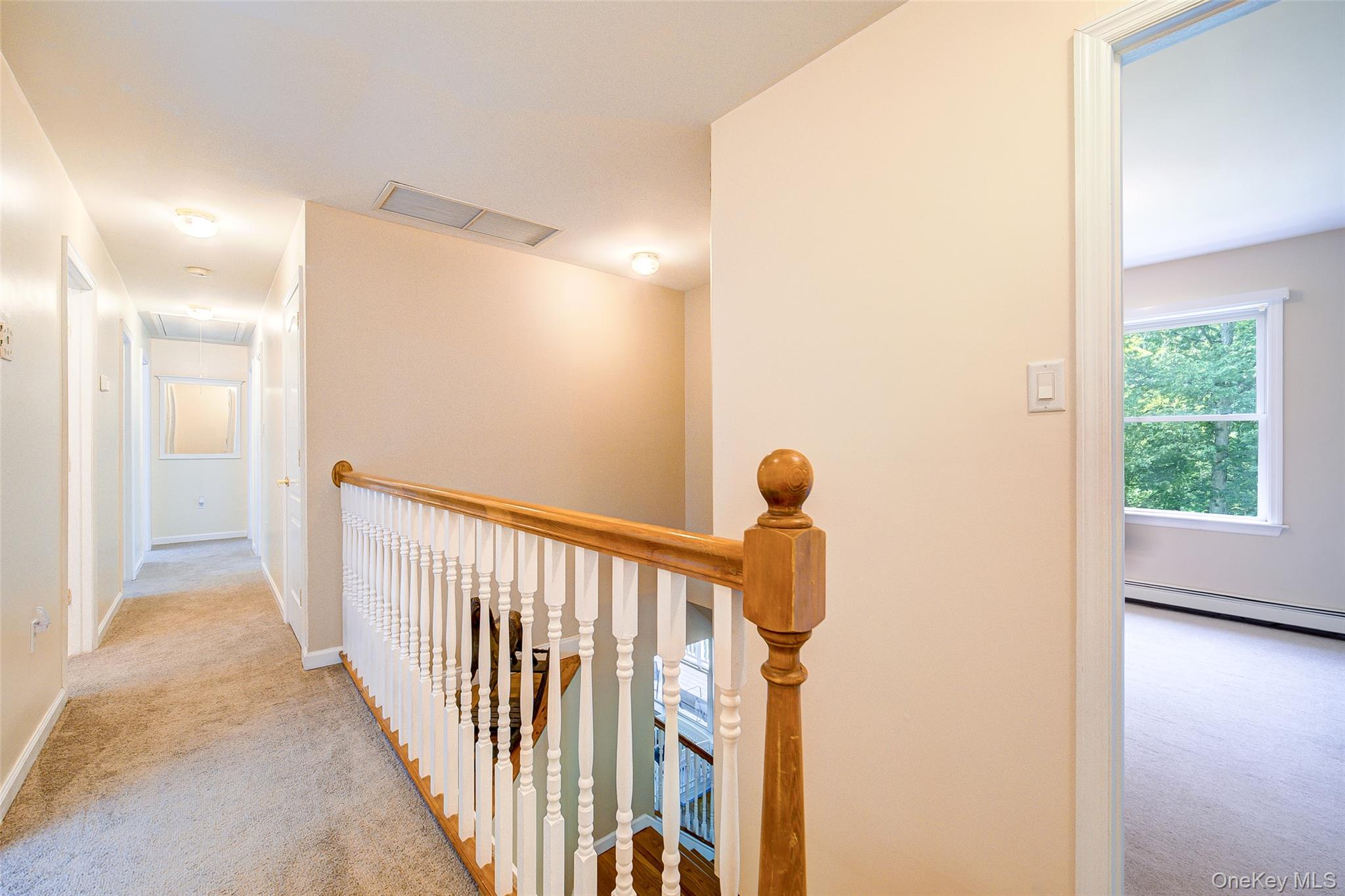 221 Rabbit Run Road Clintondale, NY 12515 - Photo 35 of 50 a view of a hallway with wooden floor and a bathroom