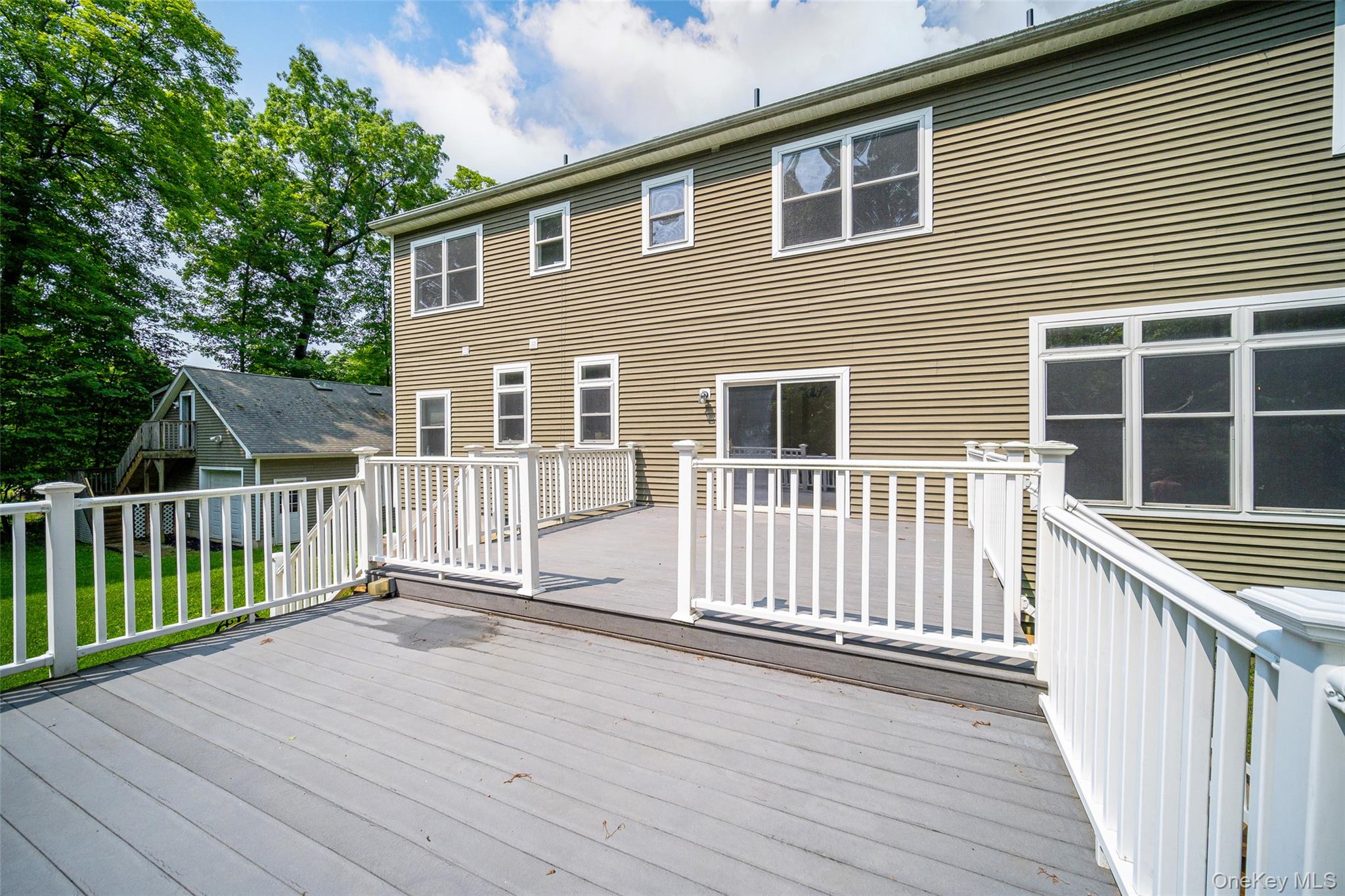 221 Rabbit Run Road Clintondale, NY 12515 - Photo 41 of 50 a view of a house with wooden deck