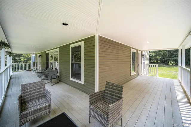 a view of a house with a patio