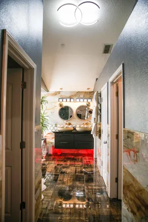 a close up of a sink