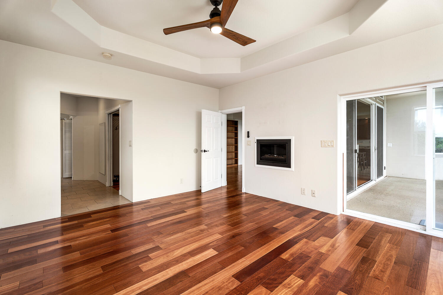 79-1145 Kao Road Holualoa, HI 96725 - Photo 13 of 30 a view of an empty room with wooden floor