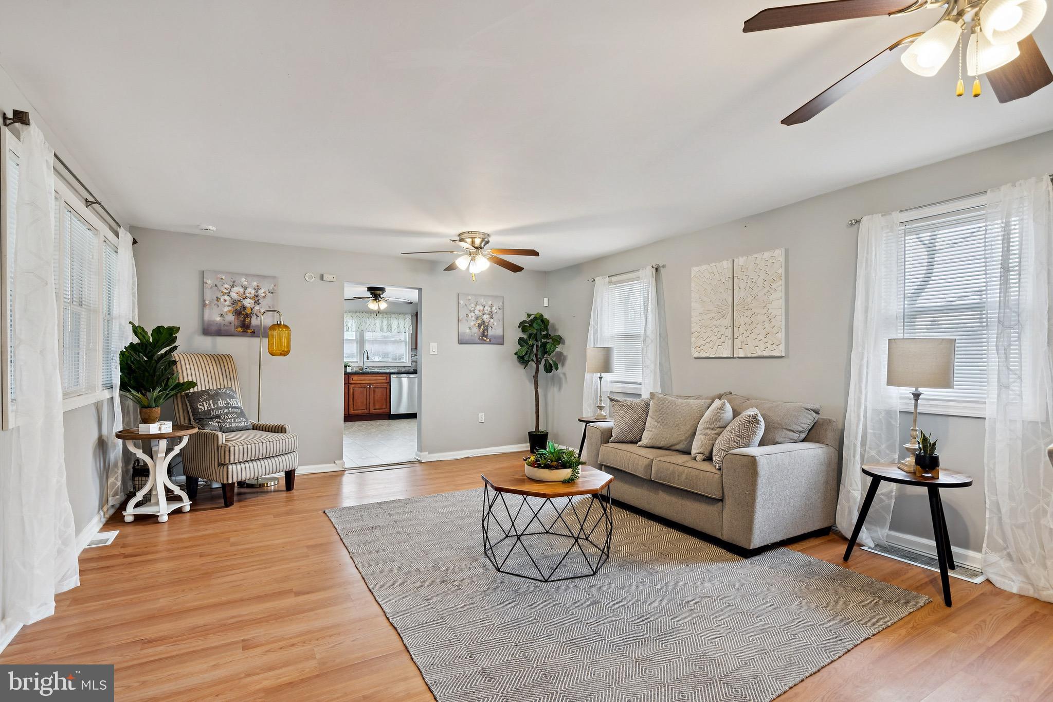 216 Almonesson Road Blackwood, NJ 08012 - Photo 3 of 19 Open floor living and Dining room