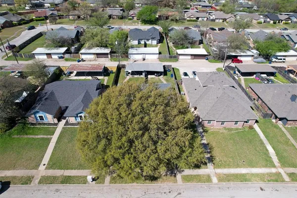 an aerial view of a