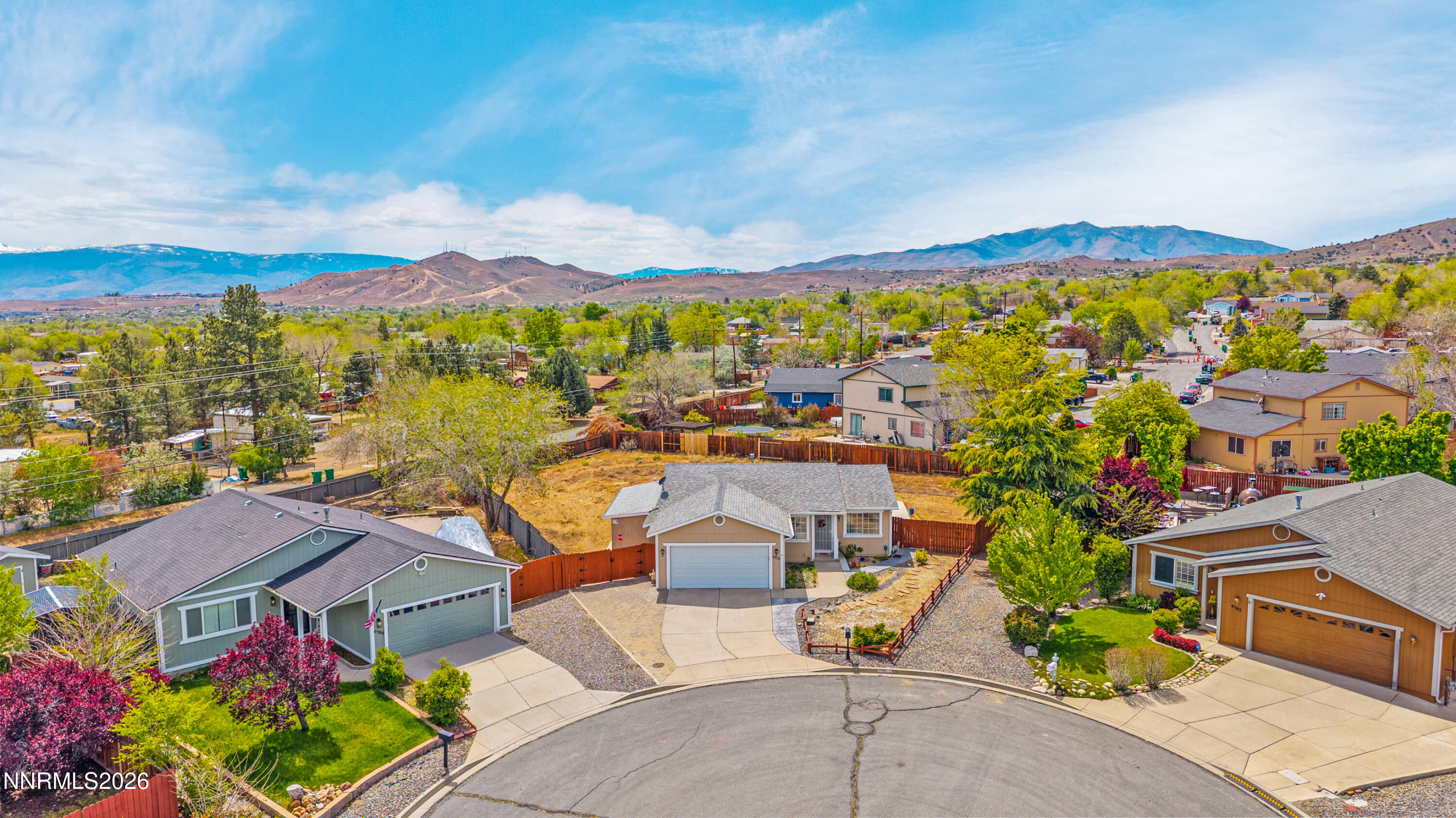 6370 Mono Court Sun Valley, NV 89433 - Photo 20 of 22 a view of a city with a lake view