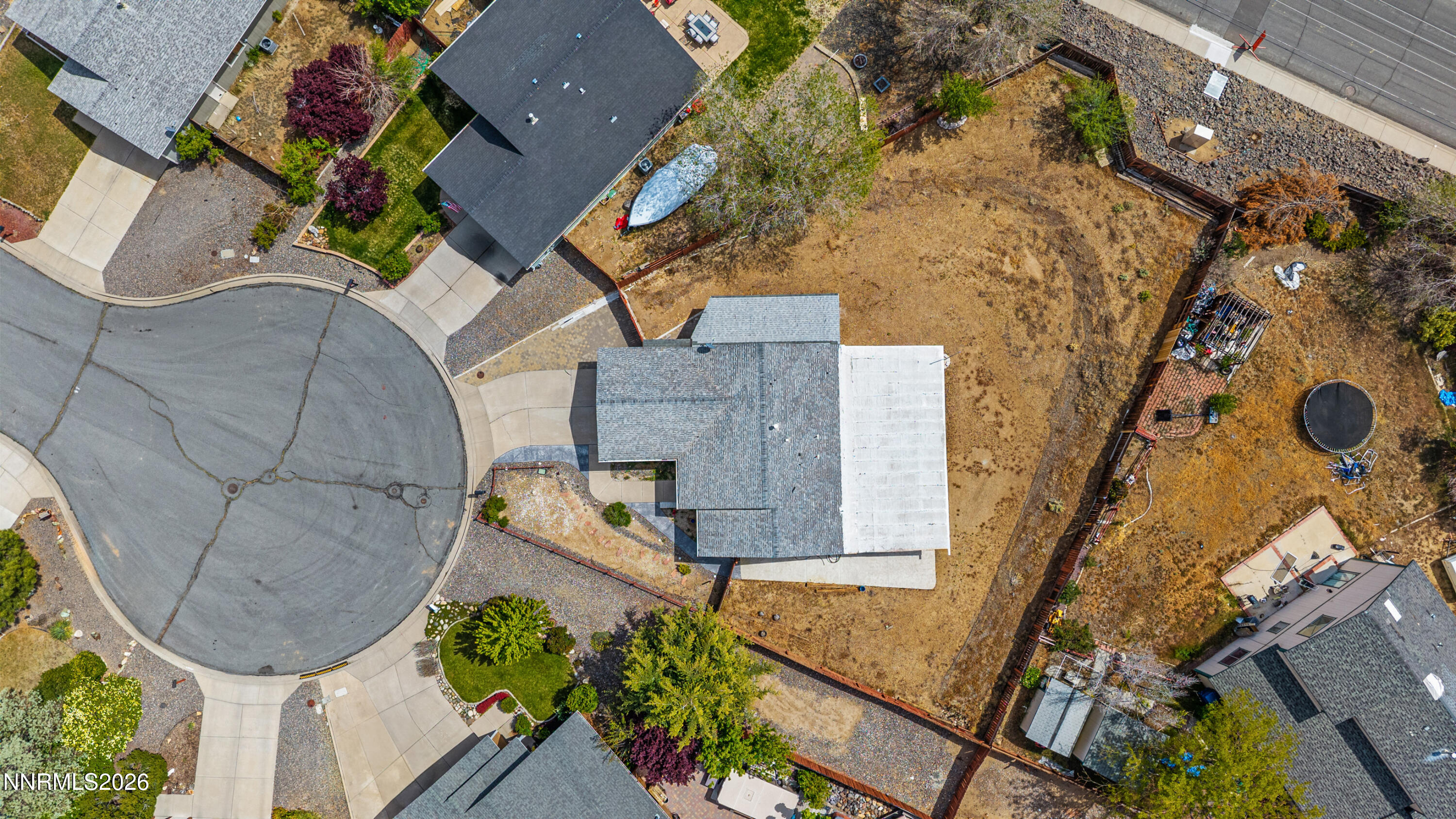 6370 Mono Court Sun Valley, NV 89433 - Photo 21 of 22 an aerial view of a house with swimming pool