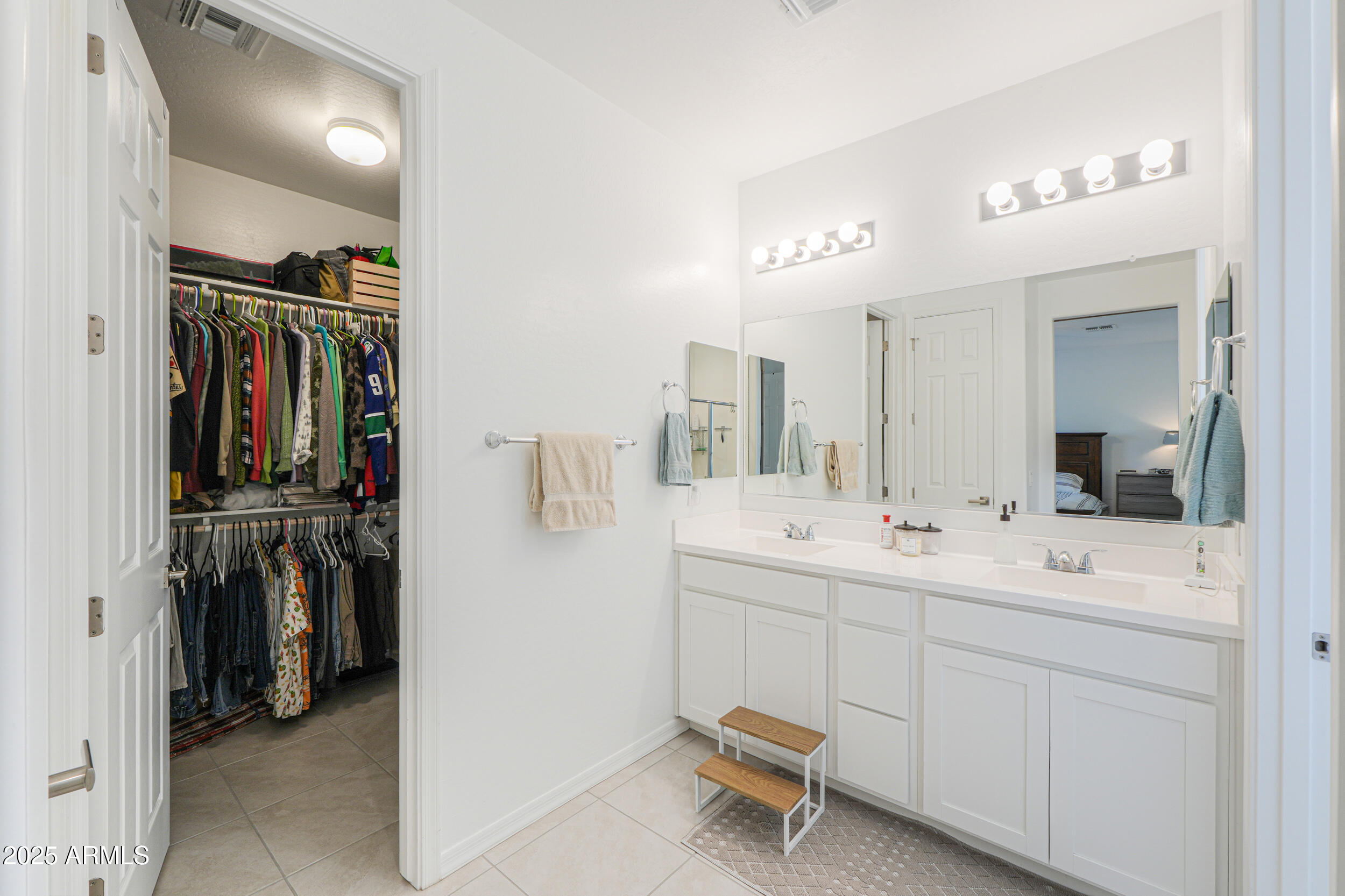 44202 West Palo Olmo Road Maricopa, AZ 85138 - Photo 17 of 32 a bathroom with a sink a toilet and a mirror