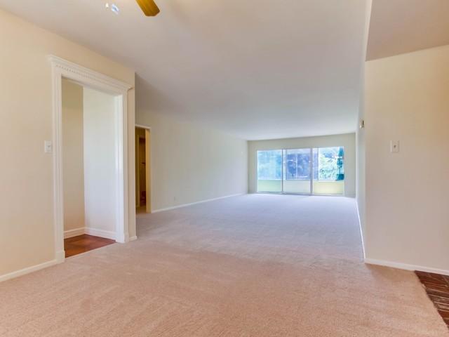 2352 Torrey Pines Road, Unit 7 La Jolla, CA 92037 - Photo 6 of 25 Huge Living Room with sliding glass doors to enclosed Porch