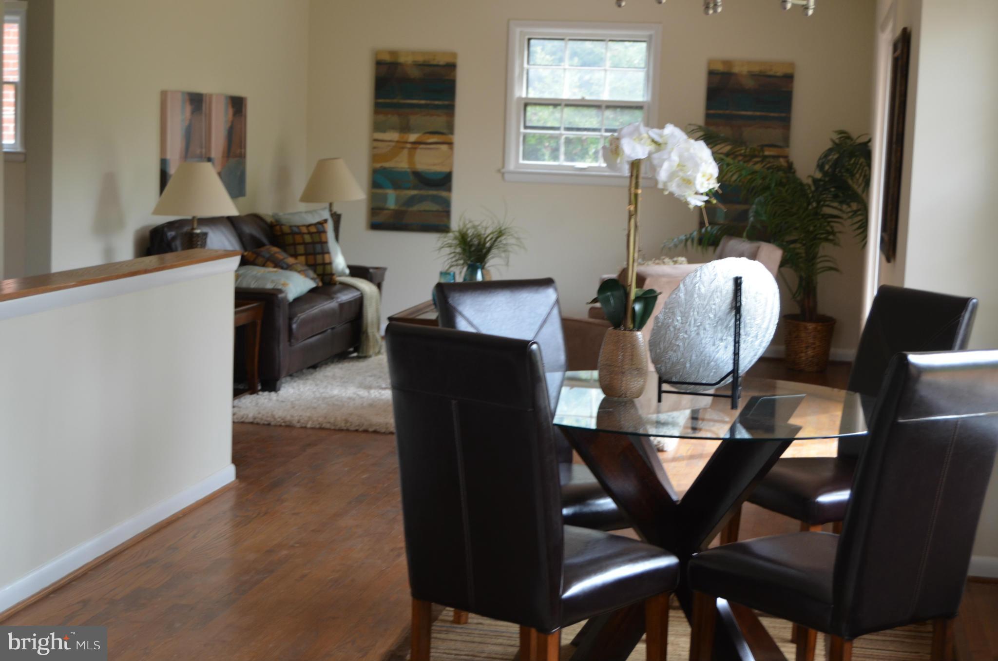 408 Greer Avenue Silver Spring, MD 20901 - Photo 9 of 29 Dining Room/ living view