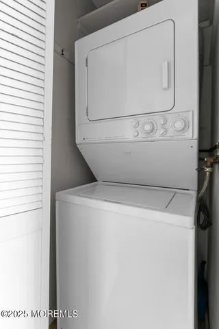 an empty room with large window