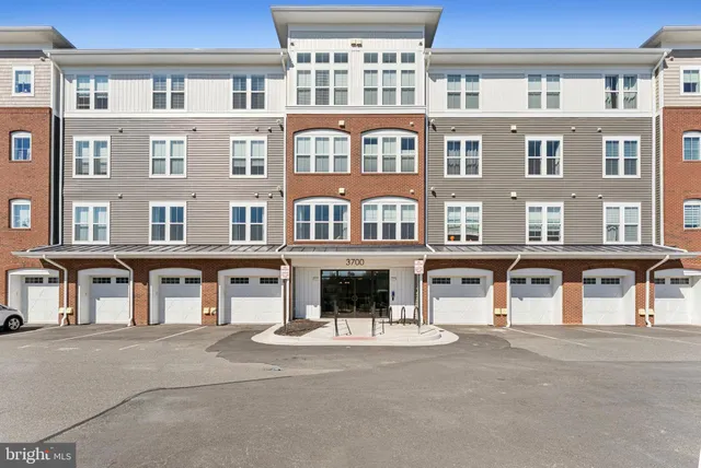 a front view of a building