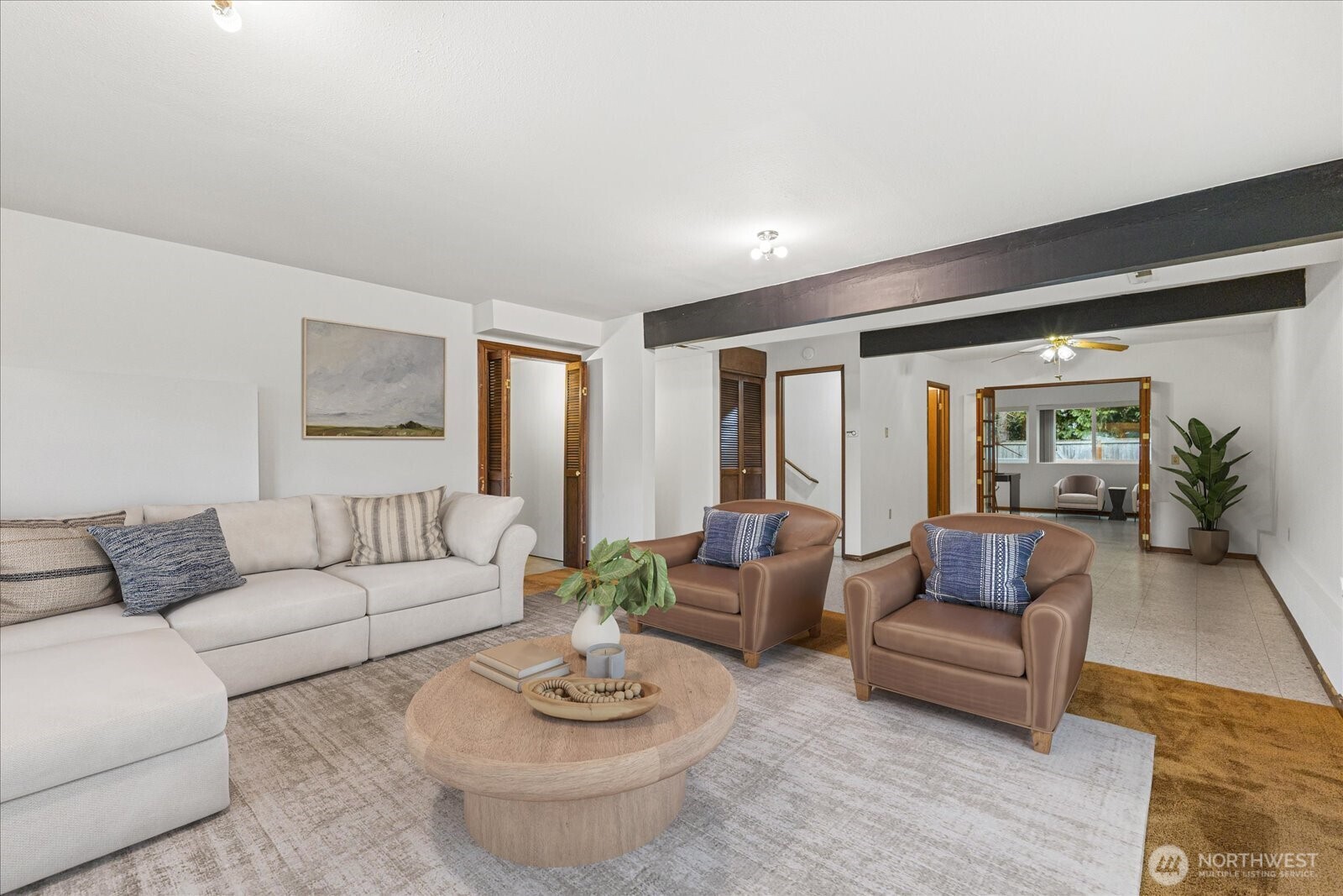 12121 Northeast 161st Street Bothell, WA 98011 - Photo 14 of 22 a living room with furniture and wooden floor