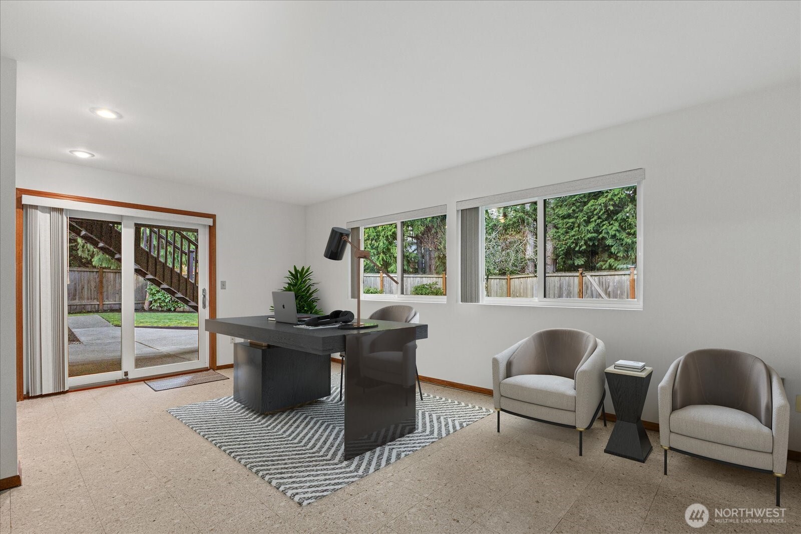 12121 Northeast 161st Street Bothell, WA 98011 - Photo 15 of 22 a living room with furniture and a large window
