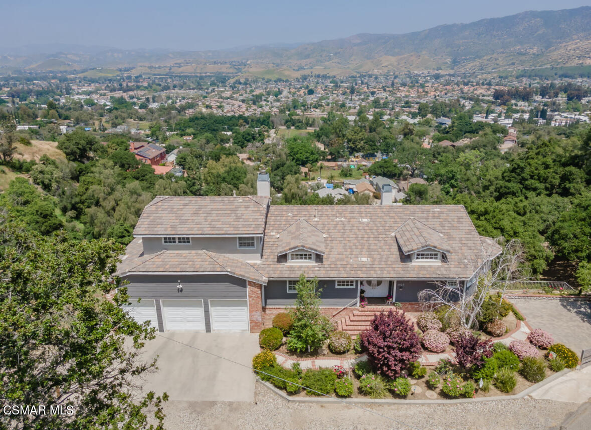 1029 Alta Vista Road Simi Valley, CA 93063 - Photo 19 of 20 an aerial view of a house with a garden