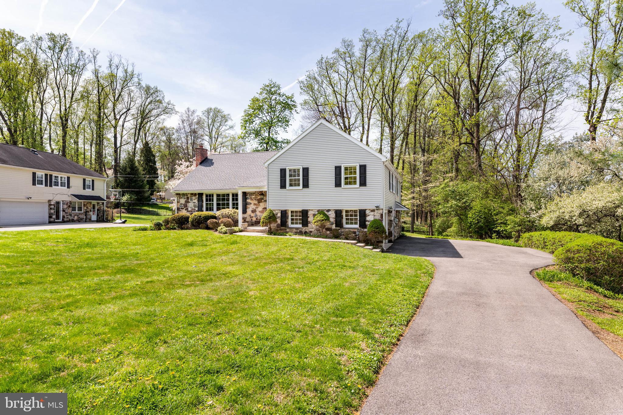 100 Wooded Lane Villanova, PA 19085 - Photo 3 of 41 Charming stone and siding Exterior