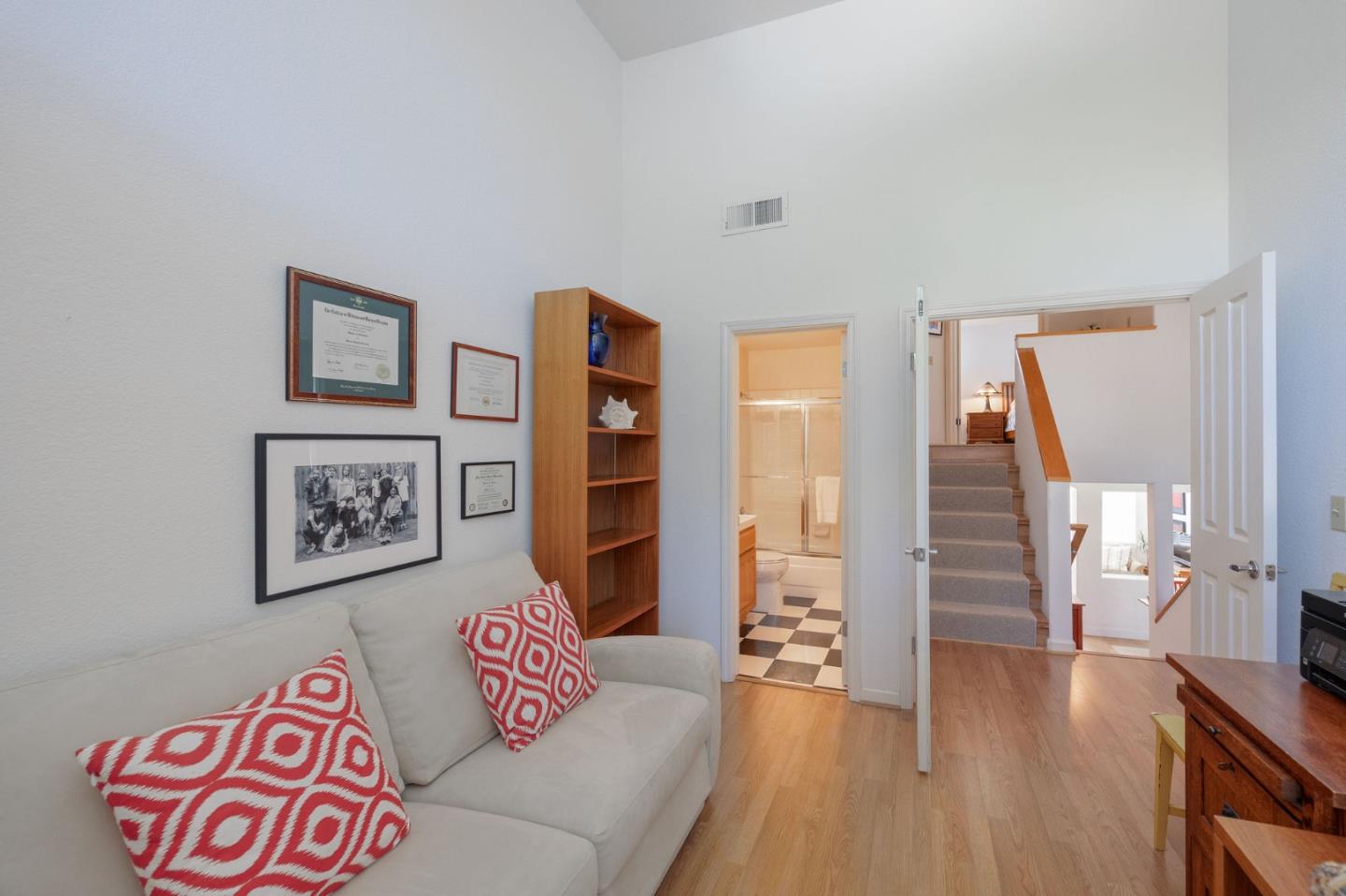 40 Patrick Way Half Moon Bay, CA 94019 - Photo 26 of 39 a hallway with furniture and wooden floor