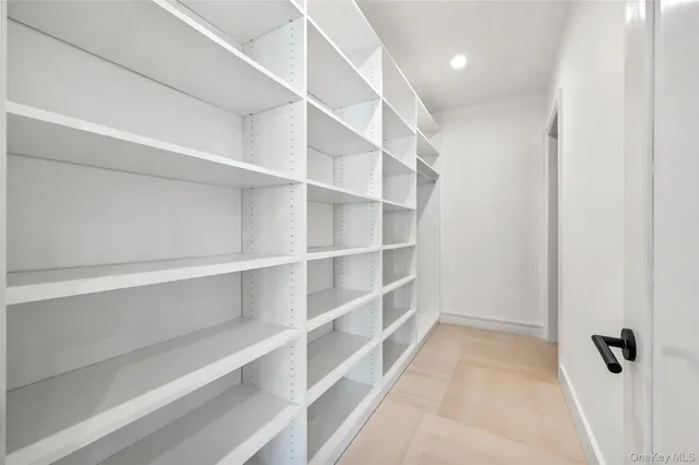 a view of a walk in closet