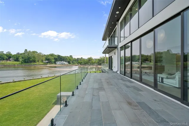 a view of a house with a patio